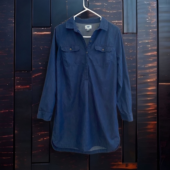 🍄Old Navy Denim Dress - Picture 1 of 3